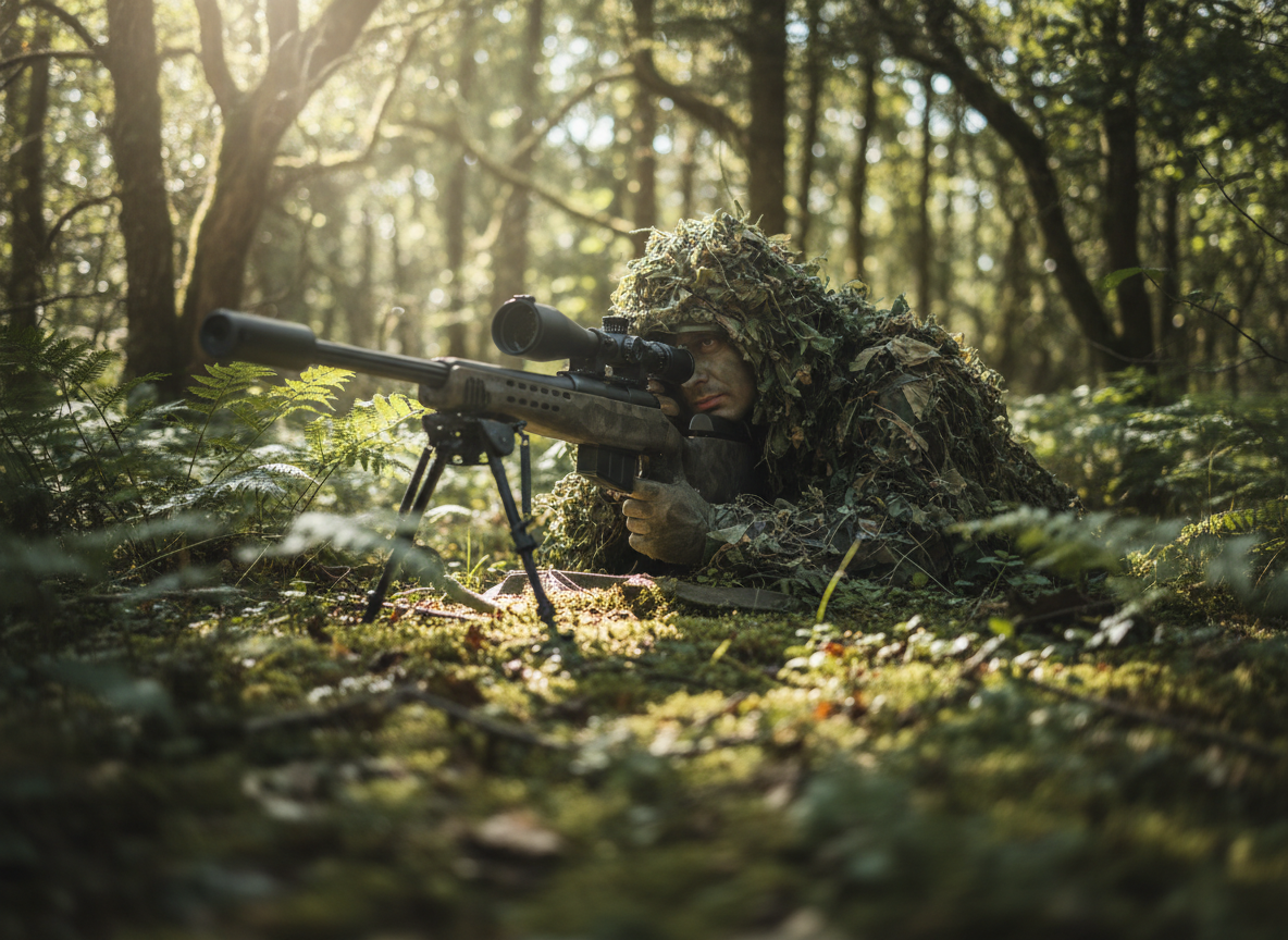 Sniper airsoft en campo